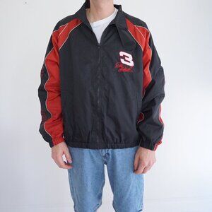 90s Dale Earnhardt Sr. #3 Nascar Zip Up Windbreaker Jacket L By Winner's Circle